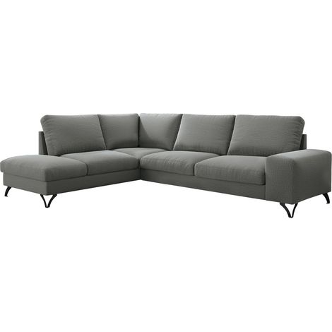 Sofá rinconero ComfiDream Lyrana II, Verita 88, Función de descanso, Almacenaje, 285x214x91cm, 0