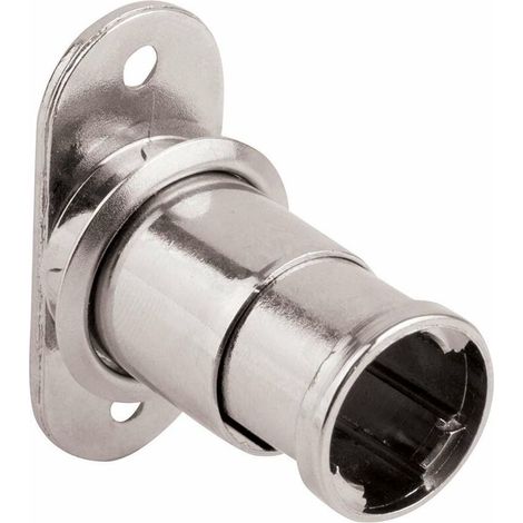 Serrure droite à baïonnette 18mm sans barillet comprenant 1 serrure 1 rosace Meuble Placard Armoire Tiroir Porte Portail Boîte aux lettres Verrou (1/2)