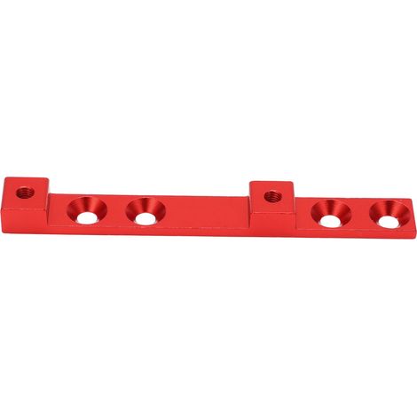 Porte-bidon vélo réglable quatre trous, fixation cadre ajustable position, rouge (1/5)