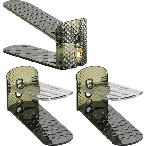 3-teiliges Schuhschrank-Aufbewahrungsregal, Schuhorganizer, 2-lagiger Schuhhalter (1/5)