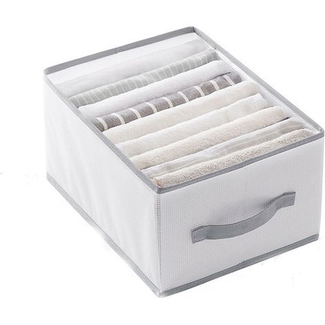 Organisateur de Garde-Robe 2 Pièces - Porte-Pantalons, Cintres à Chemises et Séparateur de Sous-Vêtements, Gain de Place (1/5)