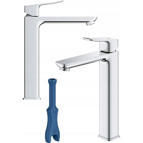 Rubinetto per lavabo a pavimento Grohe Silver con tappo (1/5)