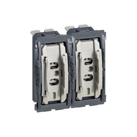 Legrand - Cu00e9liane 2024 - LOT Va et vient + Bouton poussoir - 10A - 230V - Ru00e9f : CM0001+CM0031 (1/5)