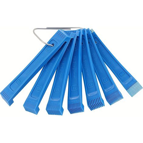 Kit de 7 outils de nettoyage pour ailettes de climatiseur – Inclut un peigne à ailettes et divers outils de nettoyage (1/5)