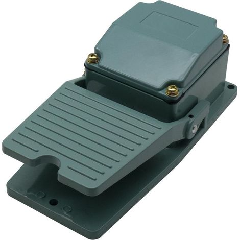 Momentaner Fußpedalschalter, kabellos, SPDT, NO NC, Fußpedalschalter mit Gewindepedal zur Drucksteuerung, für Dekupiersäge, Bohrmaschine, Holzspalter (1/5)