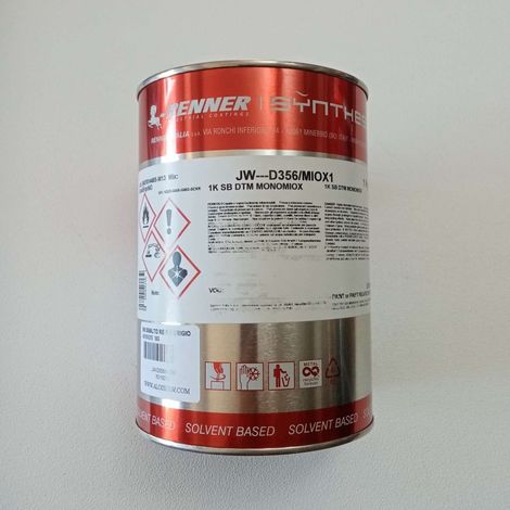 Renner monomiox 1kg antracite smalto ferromicaceo per ferro leghe leggere e superfici zincate (1/5)
