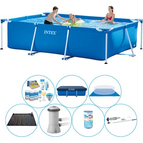 Intex Piscine Tubulaire Rectangulaire - 300x200x75 cm - 7-pièces S20043 (1/5)