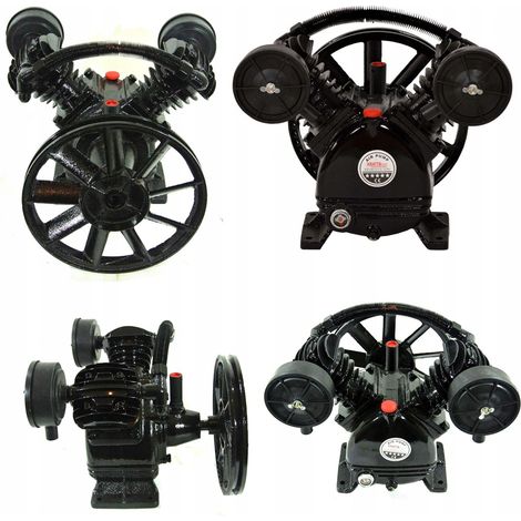 Kraft&Dele KD1402 Ölkompressor, 8 bar, 400 l/min, 2 Kolben, 2,2 kW (1/5)