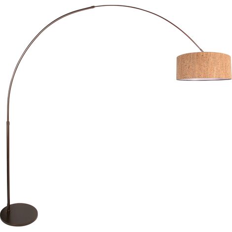 Steinhauer - stehlampe - Sparkled Light - braun - metall textil -