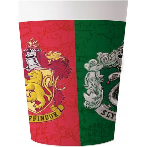 Vasos de plástico de Hogwarts Harry Potter de 230 ml (2 unidades)