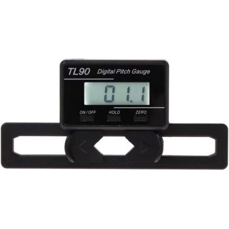TL90 Écran LCD Numérique Jauge Vis avec Capteur Gyroscopique pour Avion Hélicoptère ST250-800 Mesure Taille Règle Biseau Hauteur Profondeur Angle Rapporteur Azimut Pliable Marqueur Testeur (1/5)