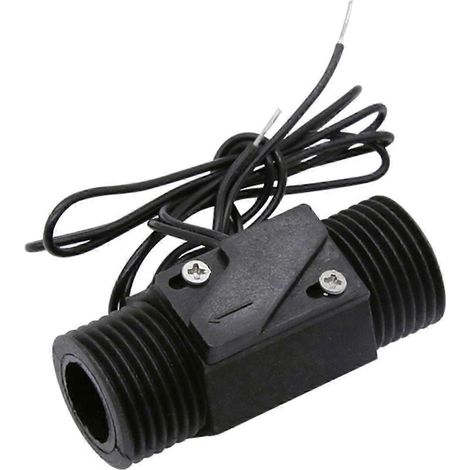 Débitmètre d'eau haute performance DN15, capteur de débit d'eau en plastique, débitmètre de liquide 1-25 L/min (1/5)