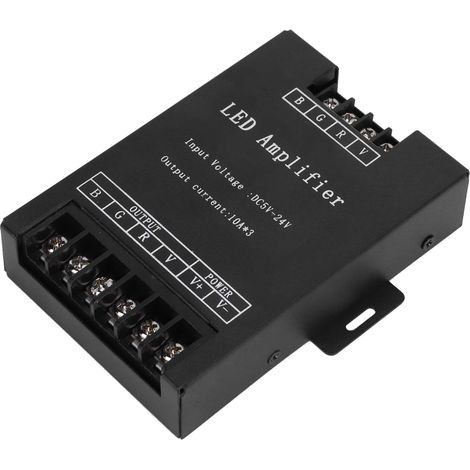 RGB-Lichtsteuerung, LED-Signalverstärker/Repeater-Lichtsteuerung, tragbar und leistungsstark für die Gebäudebeleuchtung (1/5)