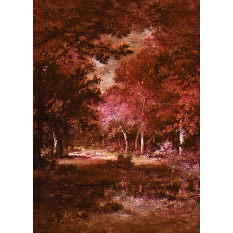 Papier peint panoramique classique Automnale Rosso (1/5)