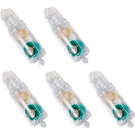 recharges de ruban adhésif double face 0,23 pouce x 16,40 pieds-- (1/5)