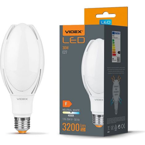 Lampadina LED industriale A96 30W E27 3200lm 4000K Videx (1/4)