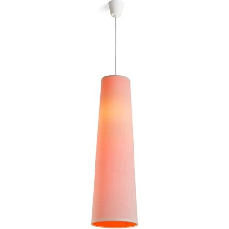Lampadario ESME 76 a sospensione bianco/arancio 230V E27 28W