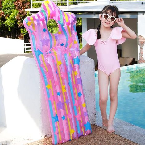 royaluxe -Flottant Gonflable Enfant Bouées Et Matelas Gonflables Bouee Piscine Enfant Bouée Matelas Piscine Hamac De Piscine Gonflable Accessoires De Piscine pour Plage Partie Vacances