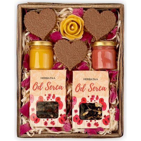 Cesta de regalo, regalo de San Valentín, regalo del Día de la Madre para mujeres (1/5)