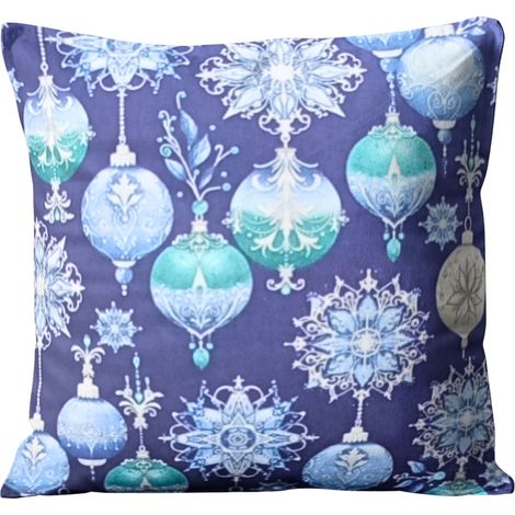 FEDERA NATALIZIA 40x40 CM PER CUSCINO DECORATIVO JASHKA, 100% COTONE