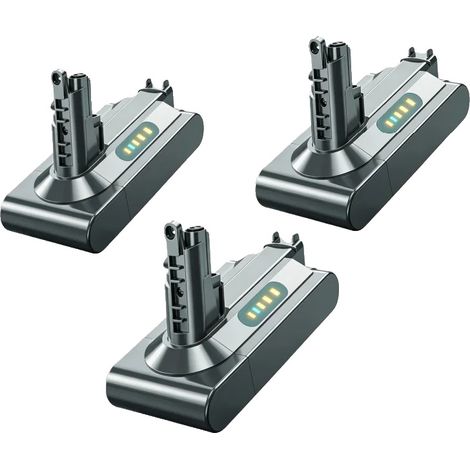 Batterie Aspirateur, Capacité 12800mAh, Recharge Rapide, V10-12800MAH-3PCS (1/2)