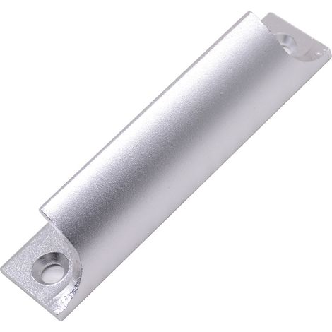 Poignée Porte-fenêtre aileron profilée  L.90 mm-Alu anodisé Argent F1-517077