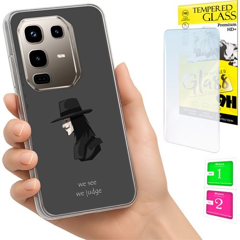 Funda para Infinix Note 50 Pro 4G con foto, cubierta trasera y cristal 9H. (1/5)