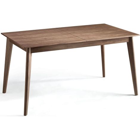 Table à manger extensible en bois - Marron (1/5)