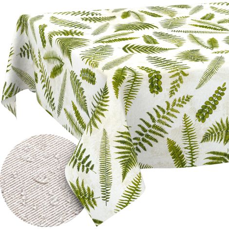 Nappe enduite Fougère 350x140 cm intérieur/extérieur (1/5)