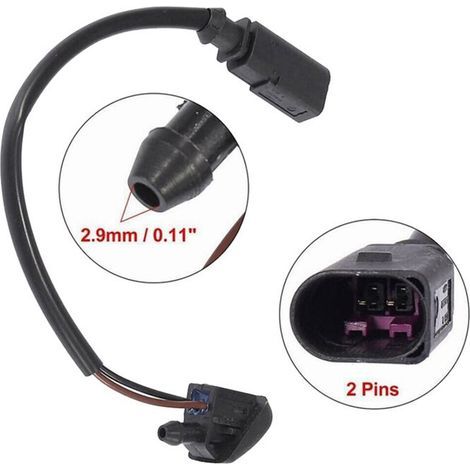 Convient pour 2 buses de lave-glace automobile, 5J0955986, compatible avec les modèles Fabia Octavia Roomster 6N de 1996 à 2015. (1/3)