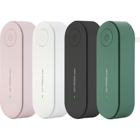 Mini purificateur d'air à ions négatifs à brancher - ultra-silencieux  élimine les odeurs et la poussière  convient aux salons, chambres et autres pièces