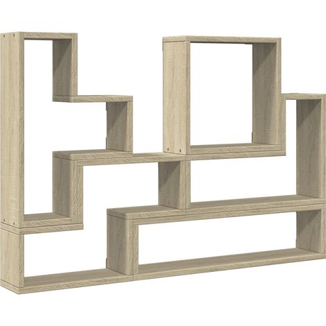 Maison Exclusive - Wandregal Sonoma-Eiche 96x12x64 cm Holzwerksto
