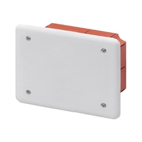 Boîte de jonction encastrée 119x96x45 avec couvercle et vis de fixation IP40 FAEG FG10209