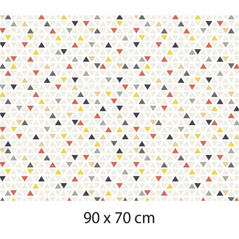 Crédence cuisine adhésive autocollante TRIANGLES - 90 x 70 cm – Idéal fond de hotte