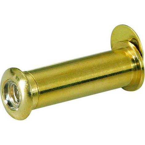 Spioncino Per Porte 120 Gradi Ottone Lucido Dia.Mm. 12