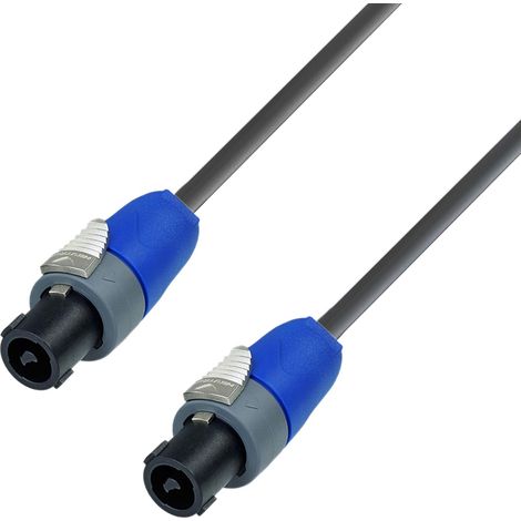 Câble Enceinte très flexible 2 x 1,5 mm² 2 pôles speakON 5 m (1/2)