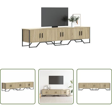 Holzwerkstoff -  TV-Schrank Sonoma-Eiche 180x34x41 cm Holzwerkstoff (1/5)