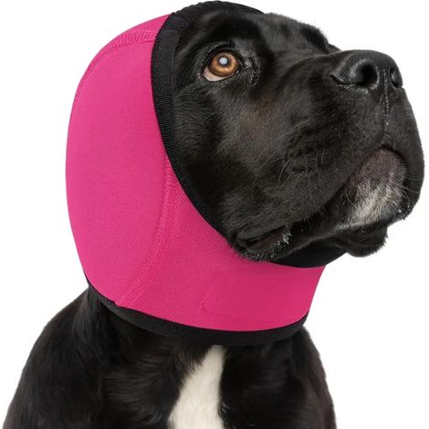 Baño para perros, orejeras impermeables, gorro de ducha, soplador de aire, a prueba de truenos, a prueba de golpes, cancelación de ruido, sombrero relajante, gorro para la cabeza