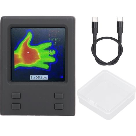 Caméra thermique avec écran couleur TFT de 1,54 pouce, compatible Wi-Fi, portable, mini caméra thermique (1/5)