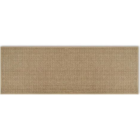 Tapis de cuisine antidérapant en caoutchouc et jute – Lavable – 44 x 120 cm – Haute absorption d'eau et d'huile – Pour devant évier (1/5)