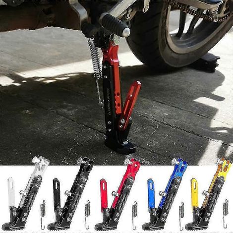 Support de moto résistant à la corrosion - Support latéral en métal usiné CNC (1/5)