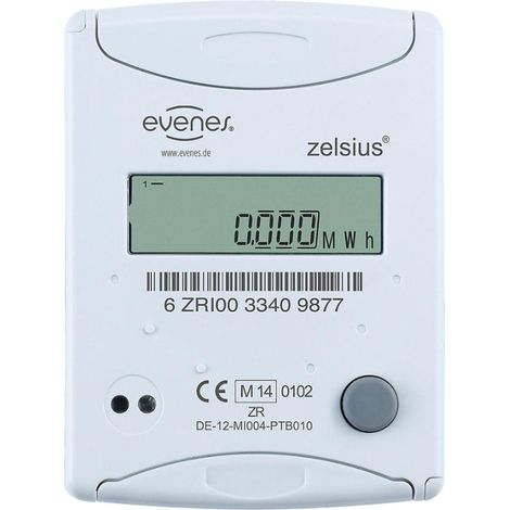 Compteur calorifique a capsule Evenes Techem, M 62x2 2,5m³/h, taxes incluses