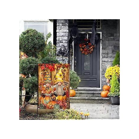 Neue Halloween-Gartenflagge, Hof-Kürbisflagge, Veranda-Layout, Horror-Atmosphäre-Dekorationsflagge (HYQ5-50)