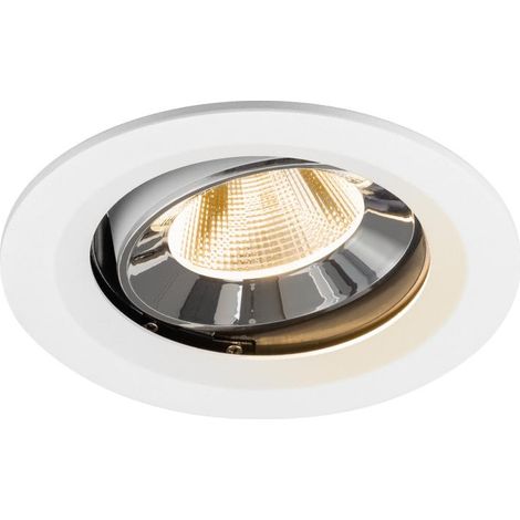 Spot encastré Numinos Move M blanc/chrome 2700K - 20 deg - 1009660