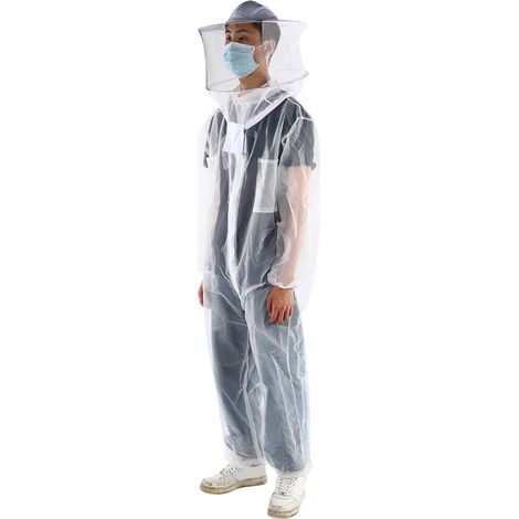Combinaison apicole XL - Filet anti-abeilles entièrement transparent (1/5)