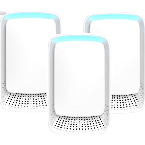 Purificatore d'aria a spina - Tecnologia agli ioni negativi - Funzionamento silenzioso per uso domestico - Purificatore d'aria agli ioni negativi per camera da letto, ufficio e stanza degli animali do (1/2)