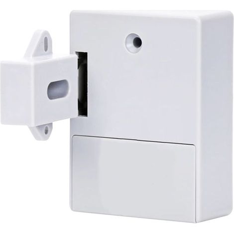 Serrure à capteur intelligent pour armoire, serrure adhésive cachée pour tiroir, armoire à chaussures, penderie, salle de bain, serrure numérique inductive pour porte à ouverture unique, blanc T3 (1/5)