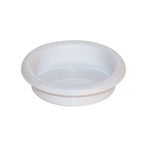 Poignée cuvette ronde diamètre de 30mm plastique finition blanc CADAP 863 5S