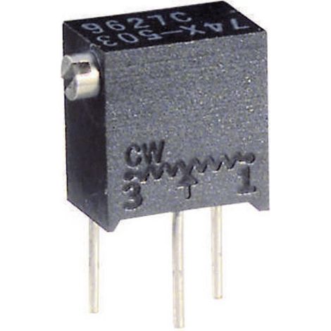 Vishay T63XB503KT20 T63XB503KT20 Spindeltrimmer 12-Gang linear 0.25 W 50 kΩ  4320 ° 1 St.