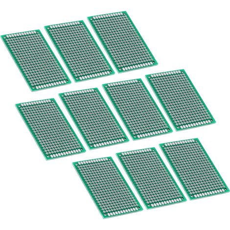 10 Stück 4 x 6 cm doppelseitige Prototyping-DIY-Löt-Universal-Leiterplatten (1/5)